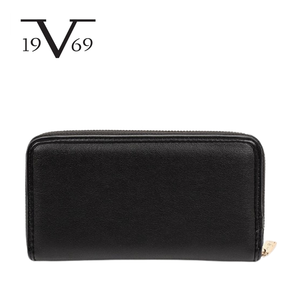 ITALIA BY VERSACE 1969- Pilar Wallet - Black/Gold - Picture 2 of 6